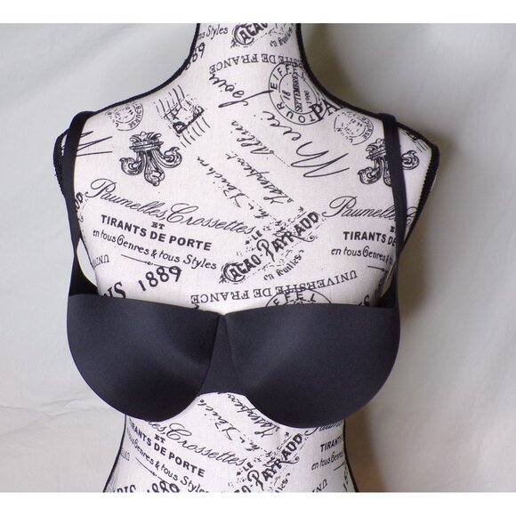 🆕SKIMS Ultimate Push-Up Balconette Underwire Bra 34DD Black - Picture 5 of 7